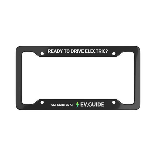EV.Guide License Plate Frame